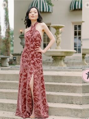 NWT Revelry Athena Floral Burnout Velvet Dress 🥀 Sz 6